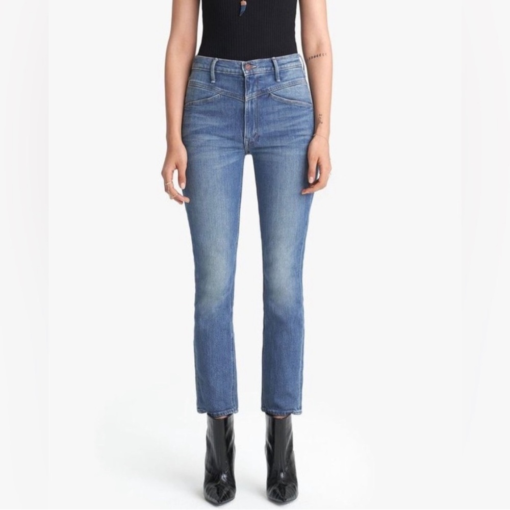 MOTHER Dazzler Yoke Front Ankle Jeans